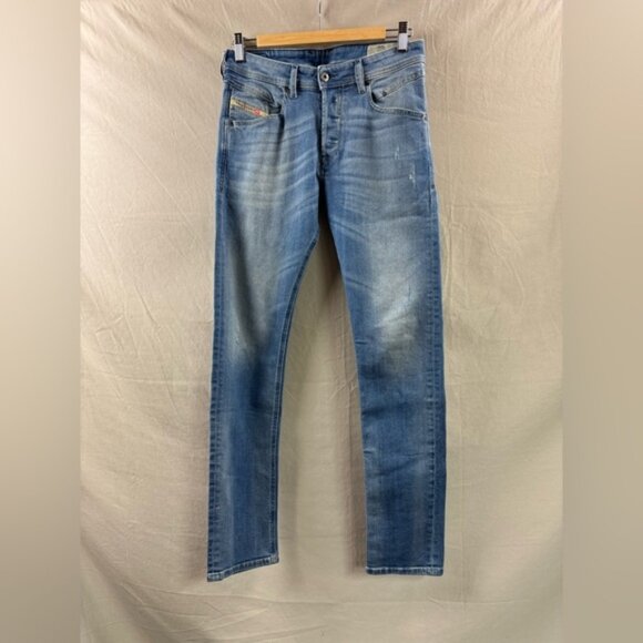 Diesel Other - Diesel Jeans Mens Blue Belther-R Button Fly Distressed 28 x 32